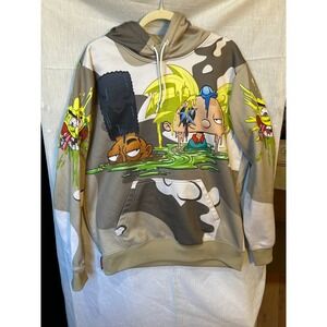 Members Only Nickelodeon Collaboration Graphic Hoodie Sweatshirt Mens Size M